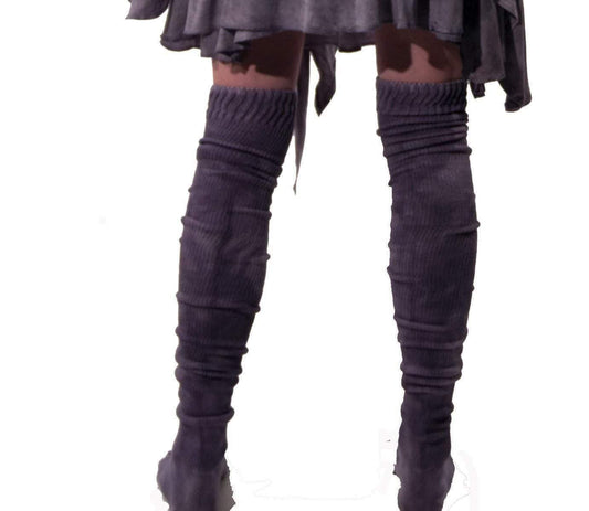 Irma Thigh Highs - Steel Pony