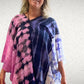 Mantra Silk Poncho of Many Colors - Steel Pony