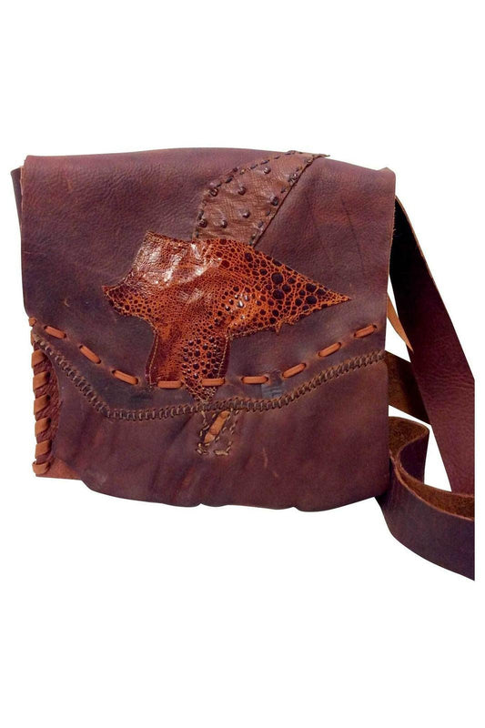Oil Tan Flap Bag - Steel Pony