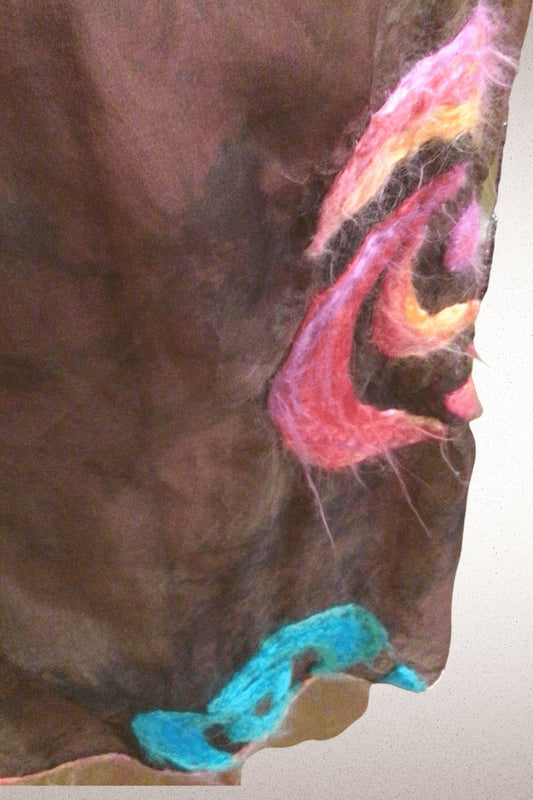 One of a Kind Silk Organza Skirt - Steel Pony