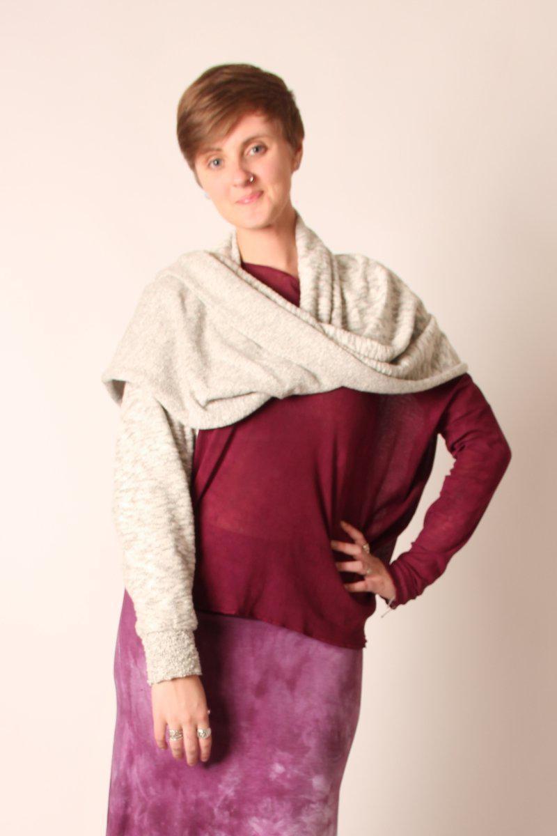 Opal Sleeve Sweater on the Rack - Steel Pony