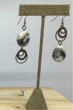 Pottery Earrings - Steel Pony