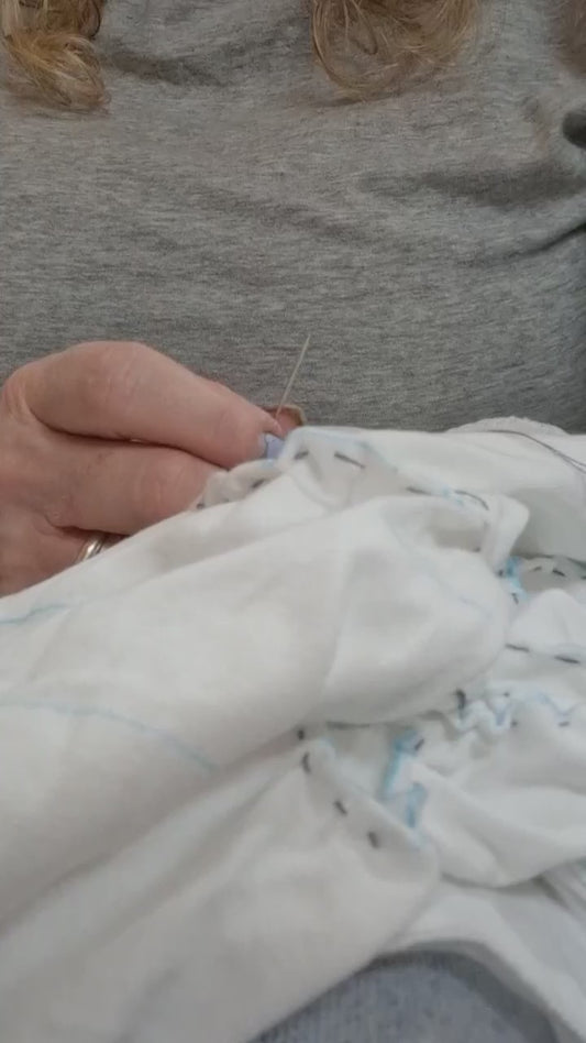 Stitched Shibori Tunic in Cotton