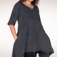 Sage Cotton knit Tunic on the Rack - Steel Pony