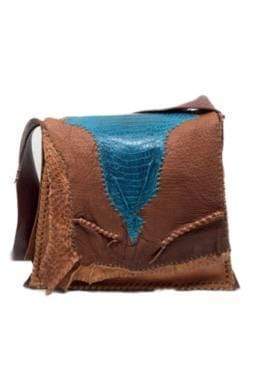 Turquoise Alligator Laptop Bag - Steel Pony