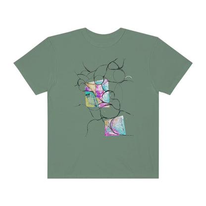 Unisex Garment - Dyed T - shirt - Steel Pony