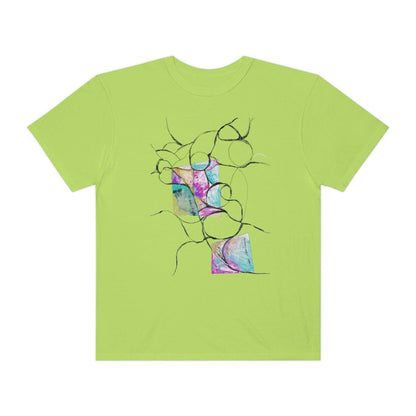 Unisex Garment - Dyed T - shirt - Steel Pony