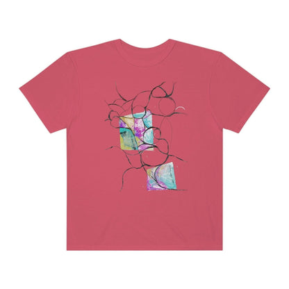 Unisex Garment - Dyed T - shirt - Steel Pony