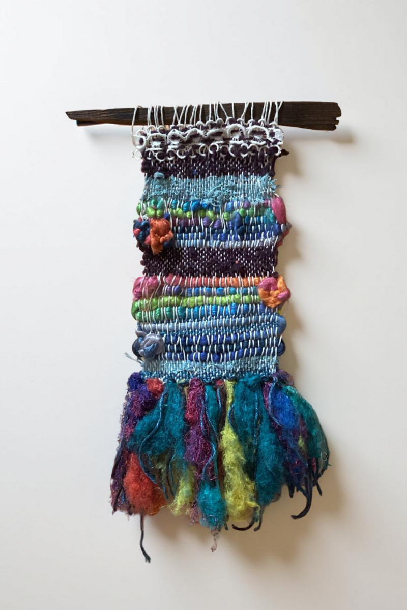 Handwoven Fiber Wall Hanging | One-of-a-Kind Textile Art