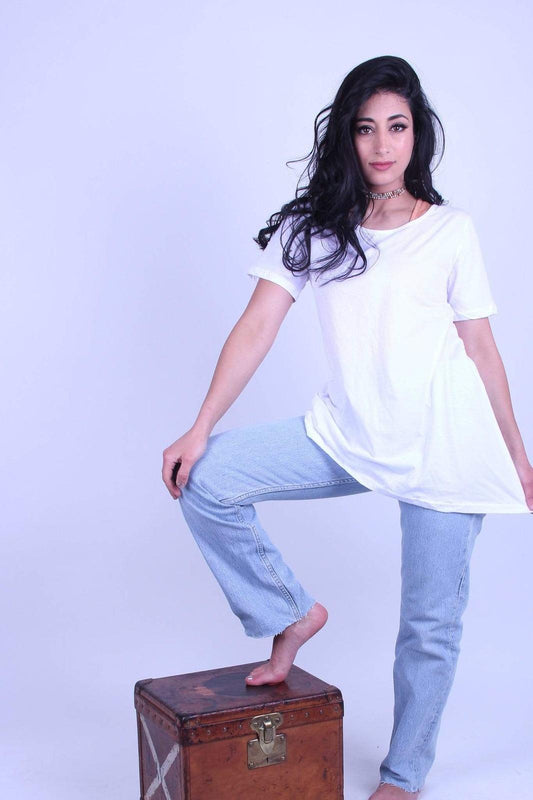 White Leslie T - Shirt - Steel Pony