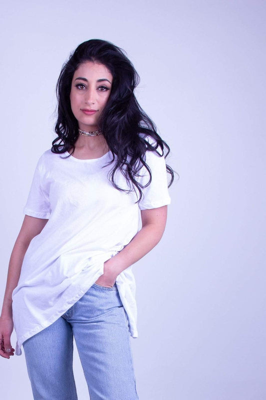 White Leslie T - Shirt - Steel Pony