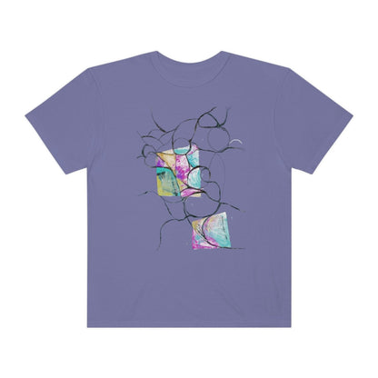 Unisex Garment - Dyed T - shirt - Steel Pony