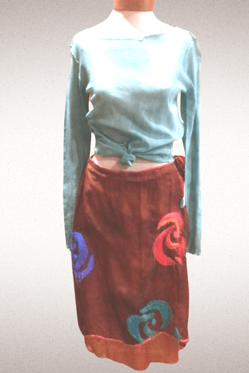 One of a Kind Silk Organza Skirt