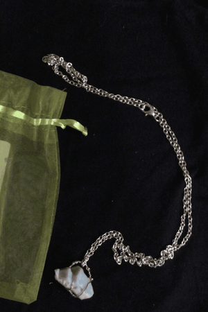 amazonite crystal necklace