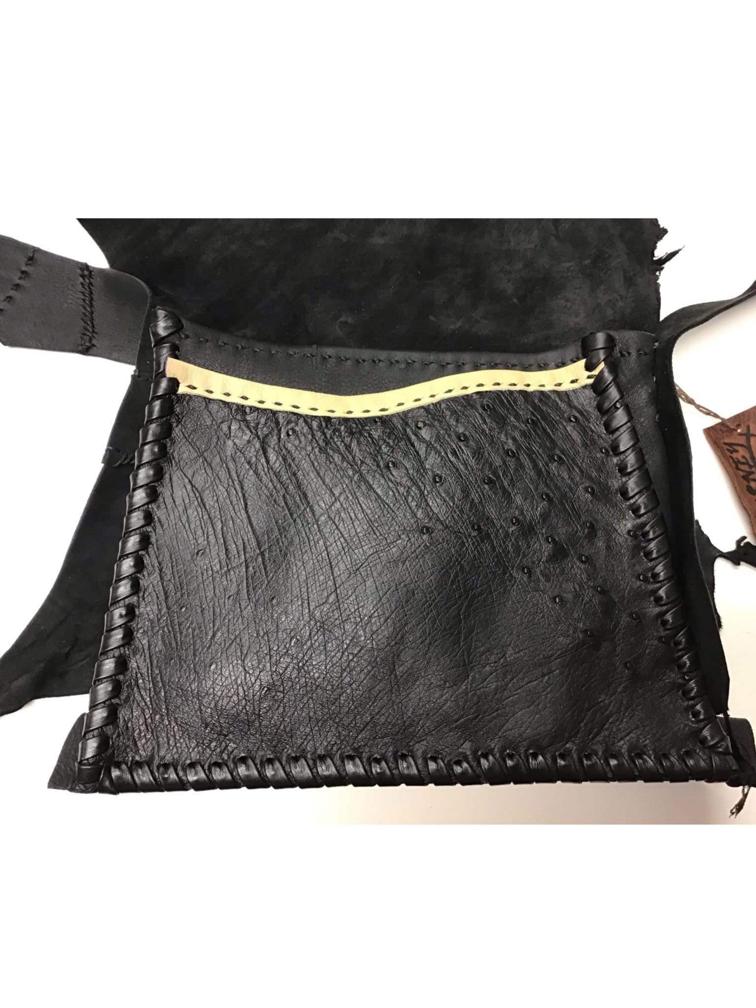 Journey bags Handbag Black Deerskin Bag