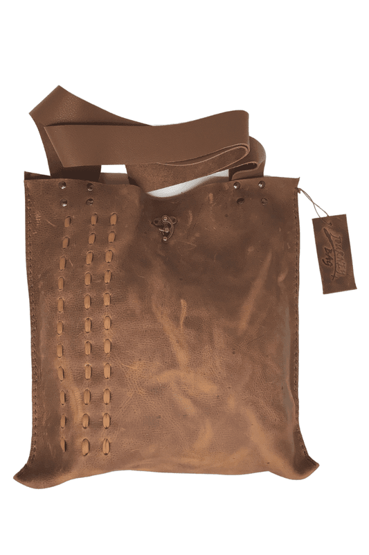 Amos Leather Tote Bag