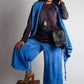 Peaches Palazzo cotton knit Crop Cotton Pants spring
