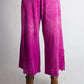 Peaches Palazzo cotton knit Crop Cotton Pants spring