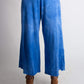 Peaches Palazzo cotton knit Crop Cotton Pants spring