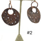 Copper earrings