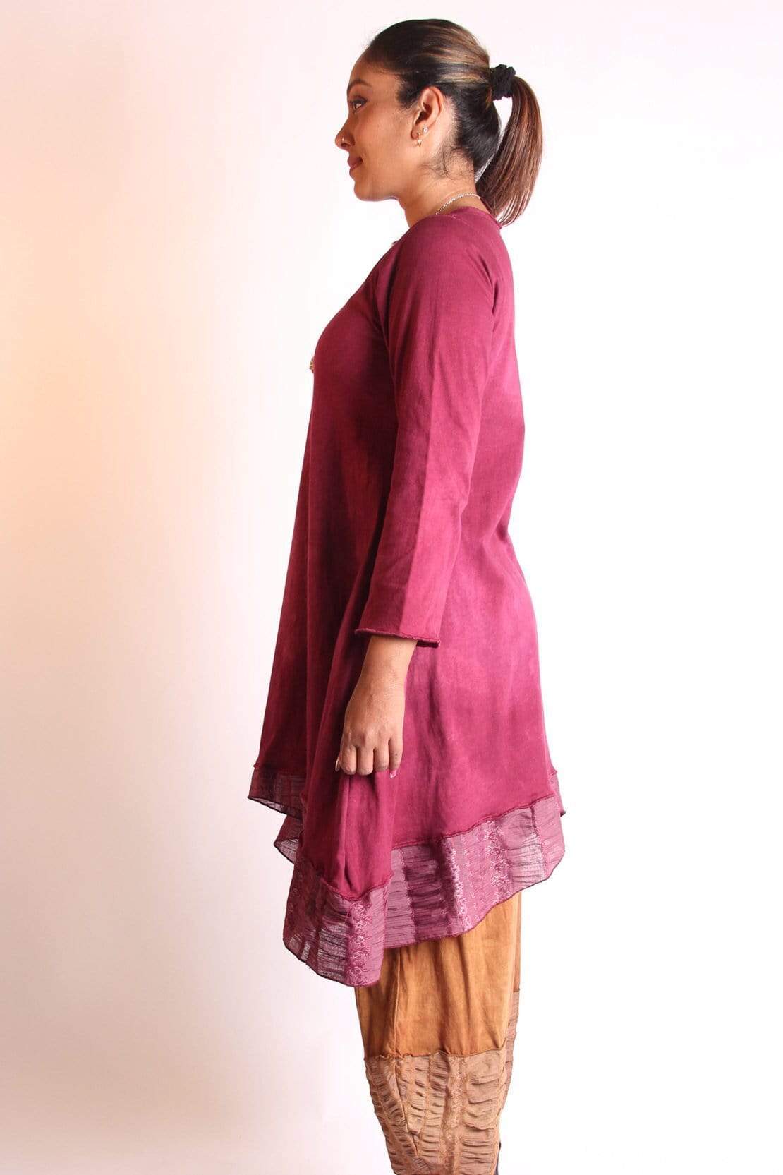 Steel Pony Dresses Brielle Cotton Knit Tunic on the Rack