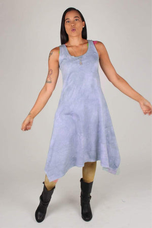 Steel Pony Dresses Small / Dk Iris Paula Cotton Jersey  Basic Dress on the Rack